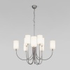 Подвесная люстра Eurosvet Abbey 60164/10 никель Smart