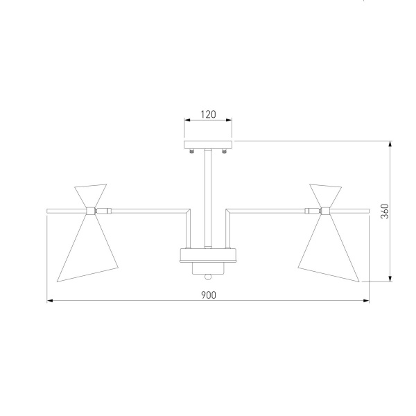 Потолочная люстра Eurosvet Apart 70114/8 белый