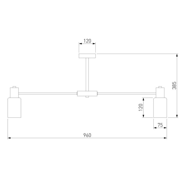 Потолочная люстра Eurosvet Vegga 70160/12 хром Smart