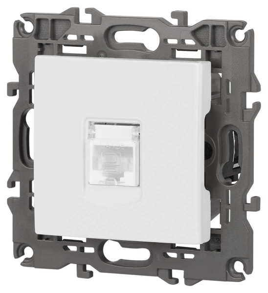 Розетка ЭРА Elegance 14-3107-01М RJ45, белый матовый Б0065763