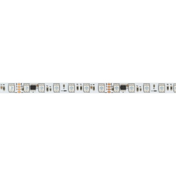 Светодиодная лента Arlight 16W/m 72LED/m 5060SMD разноцветный 5М DMX-B72-10mm 24V 037869