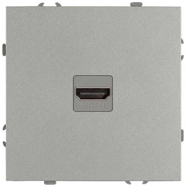 Розетка ЭРА Galaxy 15-3114-03 HDMI IP20 алюминий Б0070796