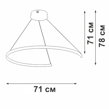 Люстра Vitaluce V2510DT-0/1S