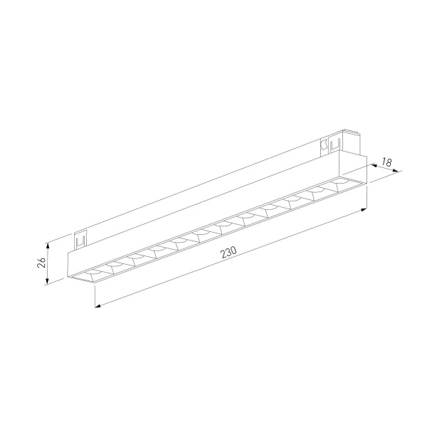 Трековый светильник 10W 3000K никель Elektrostandard 85528/01_система Лайн a072704