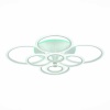 Потолочная светодиодная люстра Evoluce Cerina SLE500552-08RGB