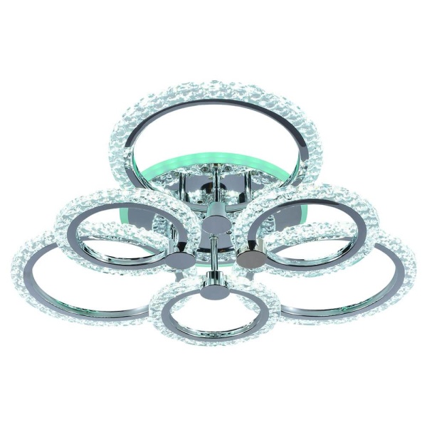 Потолочная светодиодная люстра Profit Light 8027/3+3 CHR A