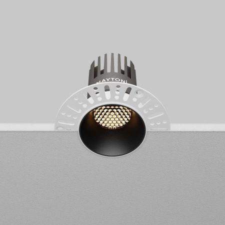 Встраиваемый светильник Maytoni Technical DL124-10W-3K-TRS-B