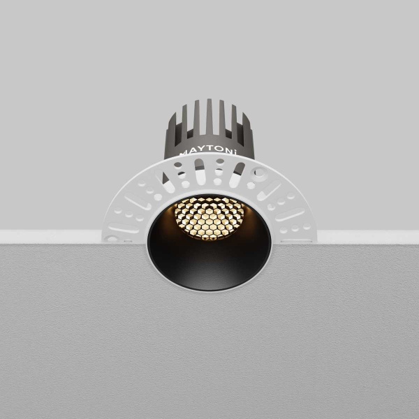 Встраиваемый светильник Maytoni Technical DL124-10W-3K-TRS-B