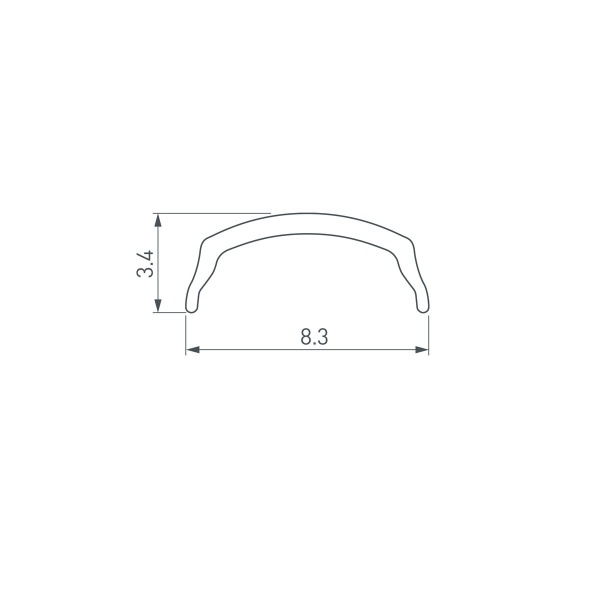Рассеиватель Arlight Arh-Bent-W11-2000 Black 041031