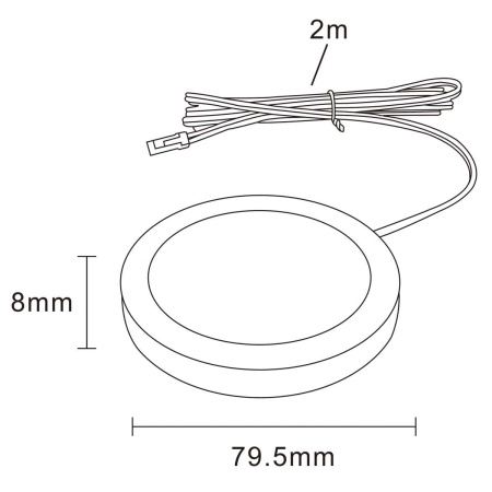 Светильник накладной мебельный 12V Mobiled Lightstar 036540