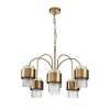 Подвесная люстра Indigo ELEGANZA 12019/A/6P Brass V000322
