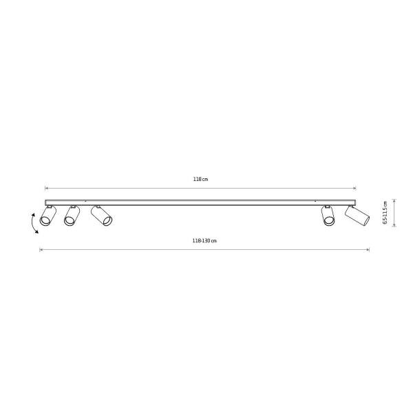 Накладной спот Nowodvorski Fourty Surface V Umbra Gray 11468