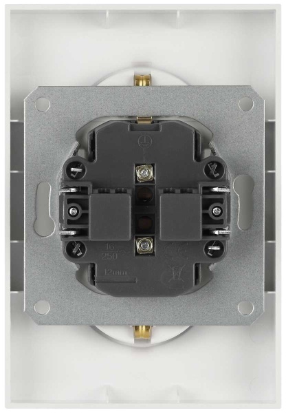 Розетка ЭРА Arktik 16-2104-01 двойная с заземлением 2X2P+E Schuko 16А-250В белый Б0070444