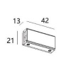 Коннектор прямой Italline Fantom IT010-4013 black