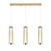 Подвесной светодиодный светильник Indigo Rilucente 11061/3P Gold V000150L