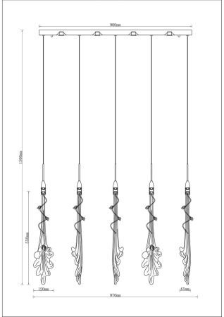 Подвесной светодиодный светильник Moderli Melburn V9021-PL