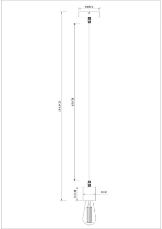 Подвесной светильник Arte Lamp Mark A7048SP-1BK