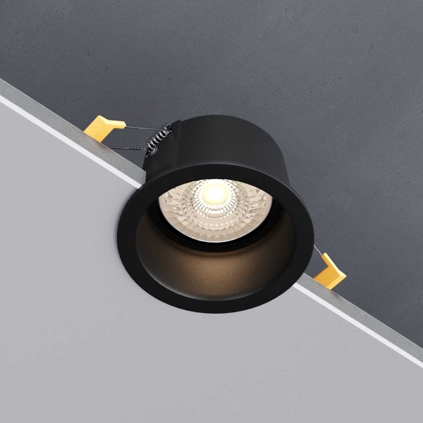 Встраиваемый светильник Elektrostandard Hide 25008/01 GU10 черный a064263