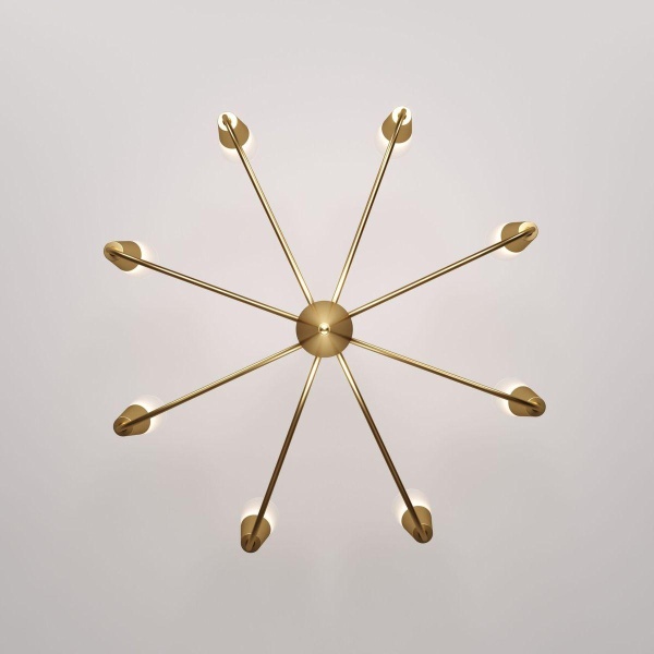 Подвесная люстра Eurosvet Rhyton 60167/8 латунь