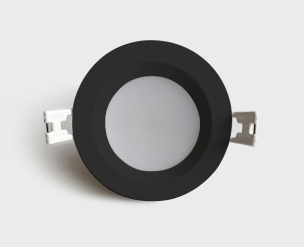 Встраиваемый светодиодный светильник Italline IT08-8018 black 4000K