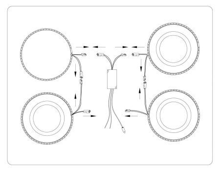Потолочная светодиодная люстра Ambrella light Acrylica Original FA8866