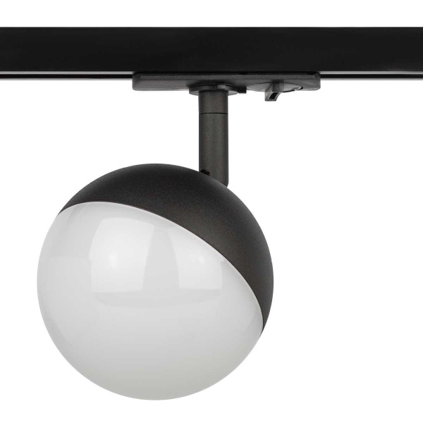 Трековый светильник однофазный ЭРА Round TR42-GX53 BK Б0054178