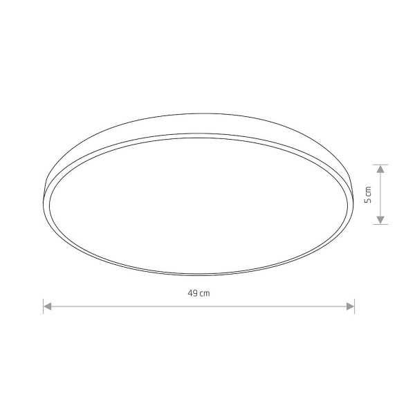 Потолочный cветильник Nowodvorski Agnes Round Led Pro Black 10974