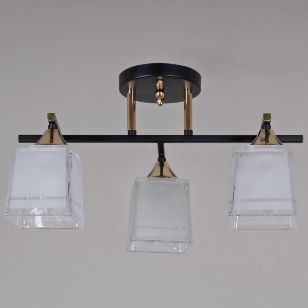 Потолочная люстра Reluce 46460-0.3-03 BK+FG