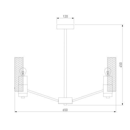 Потолочная люстра Eurosvet Grino 70139/6 латунь