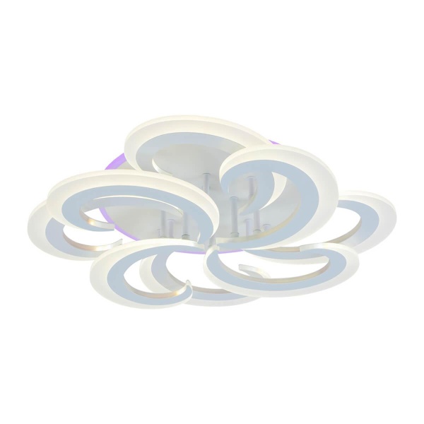 Потолочная светодиодная люстра Profit Light 8462/4+4A WHT