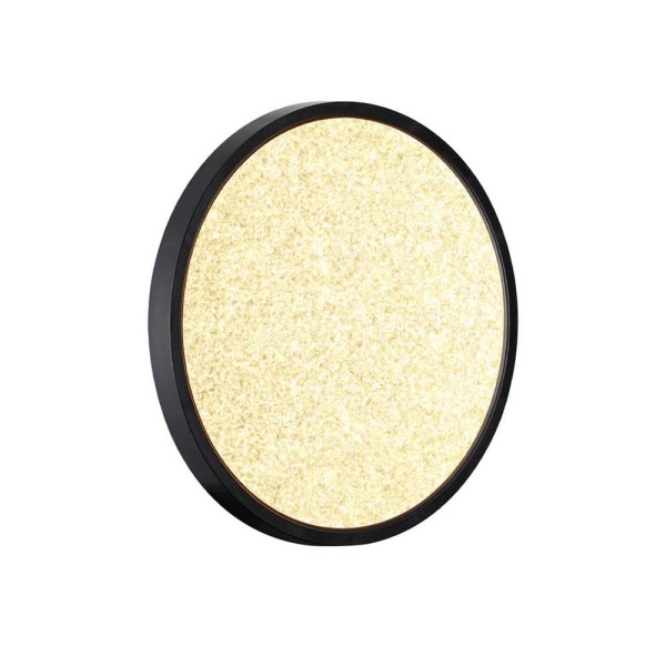 Настенно-потолочный светодиодный светильник Sonex Mitra Omega Black 7662/24L