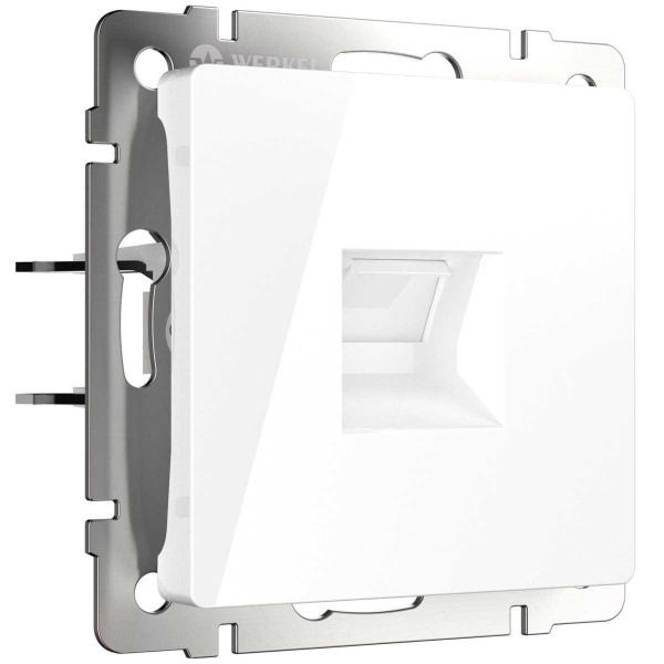 Телефонная розетка RJ-11 Werkel белый W1182001 4690389155383