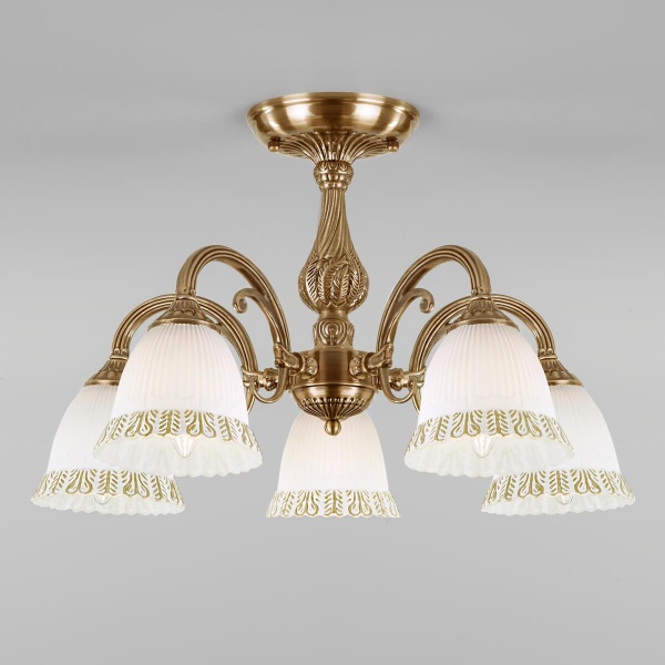 Потолочная люстра Eurosvet Campina 60107/5 античная бронза