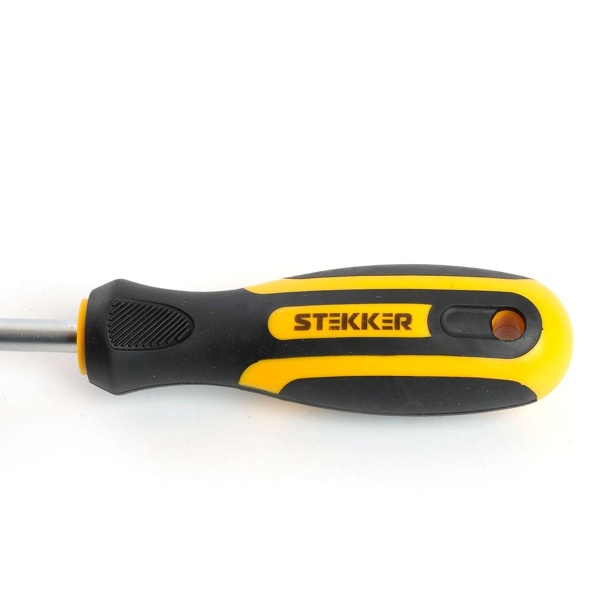 Отвертка шлицевая Stekker SL 4.0 х 100 мм Cr-V, SDM-SL40-100 39772