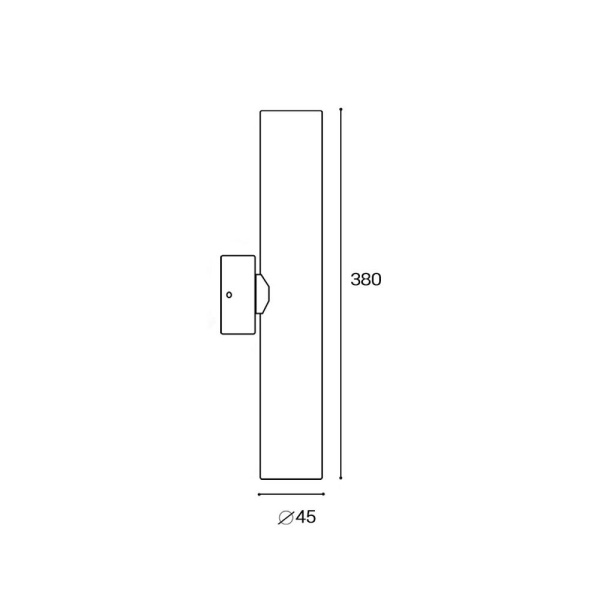 Настенный светильник Italline IT02-026 black 3000K