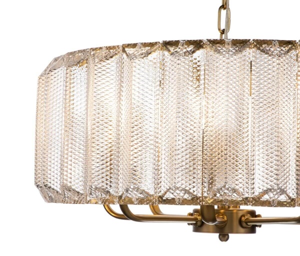 Подвесная люстра Indigo Piroet 12011/8P Brass V000052