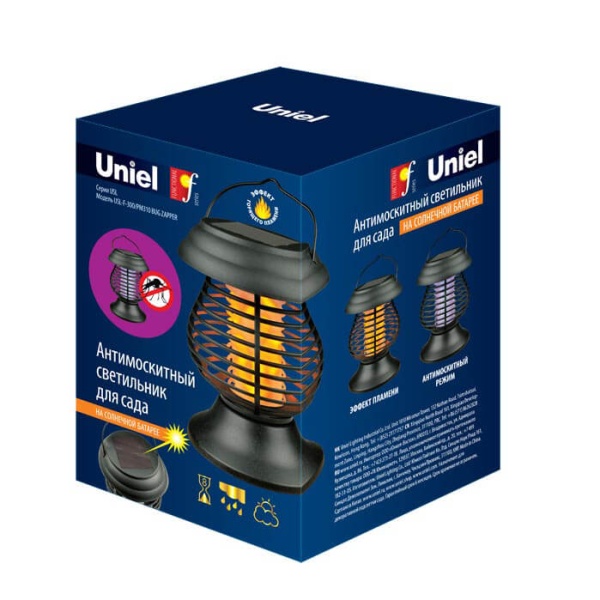 Светильник на солнечных батареях Uniel Functional USL-F-300/PМ310 Bug Zapper UL-00006537