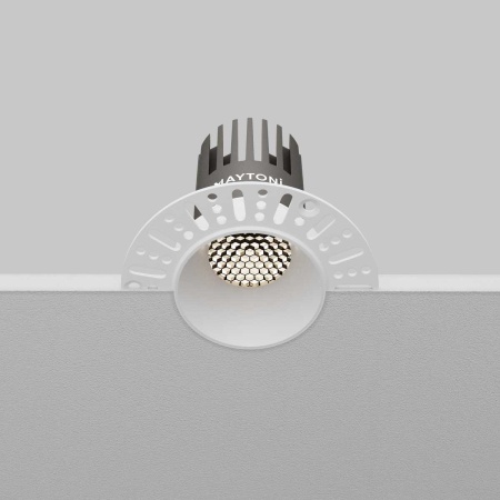 Встраиваемый светильник Maytoni Technical DL124-10W-4K-TRS-W