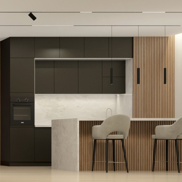 Трековый светодиодный светильник Denkirs Smart Spot DK8008-BK