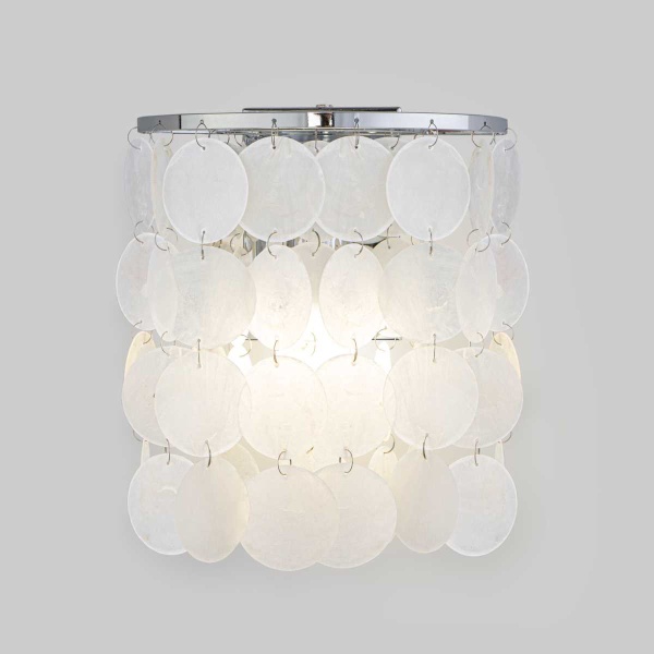 Настенный светильник Eurosvet 60005/1 хром/перламутр