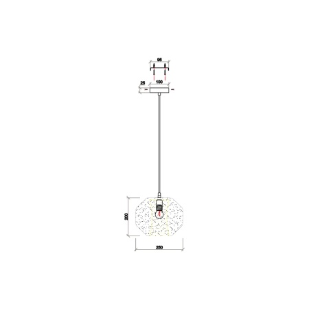 Подвесной светильник Vele Luce Milan VL5724P11