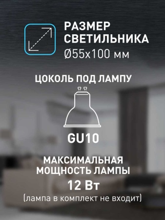 Настенно-потолочный светильник ЭРА OL31 BK Б0056374