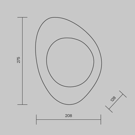 Настенный светильник Maytoni Mabell MOD306WL-01CH