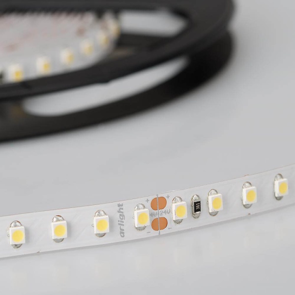 Светодиодная лента Arlight 9,6W/m 120LED/m 3528SMD дневной белый 5M 011581(B)