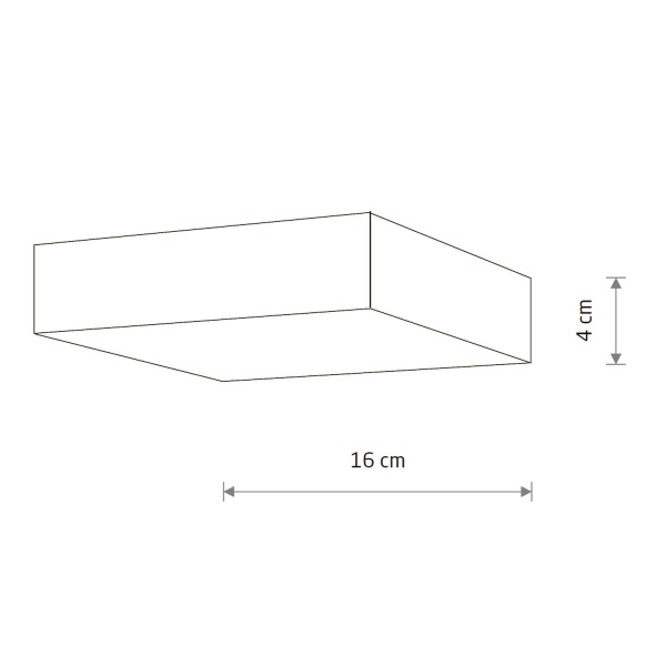 Потолочный cветильник Nowodvorski Lid Square Led White 10430