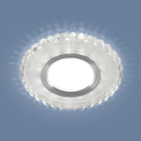 Встраиваемый светильник Elektrostandard 2245 MR16 SL/WH зеркальный/белый a047758