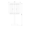 Настольная лампа Bogates Castellie 01106/3