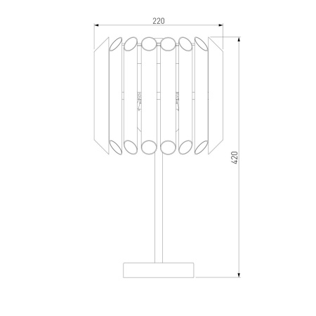 Настольная лампа Bogates Castellie 01106/3