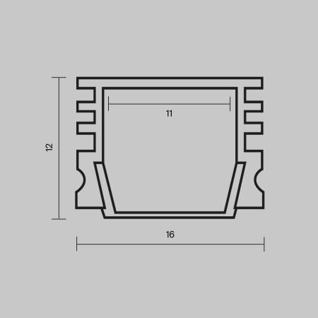 Алюминиевый профиль Maytoni Led Strip 631005