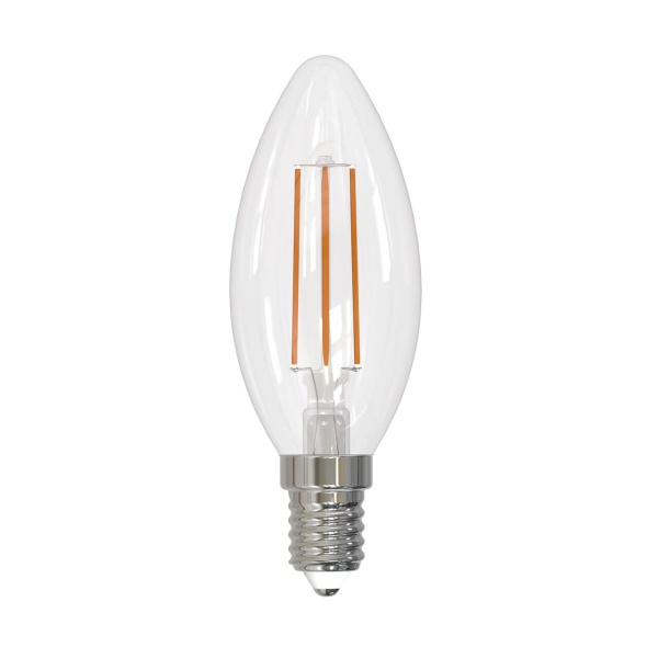 Набор светодиодных ламп филаментная Uniel E14 11W 4000K прозрачная LED-C35-11W/4000K/E14/CL PLS02WH UL-00008085